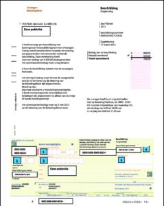 Fot.1 Wezwanie do zapłaty z Belastingdienst.