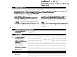 Błędne zaświadczenia o dochodach za rok 2017