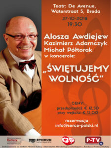 Fot. plakat promujący koncert "Świętujemy wolność".